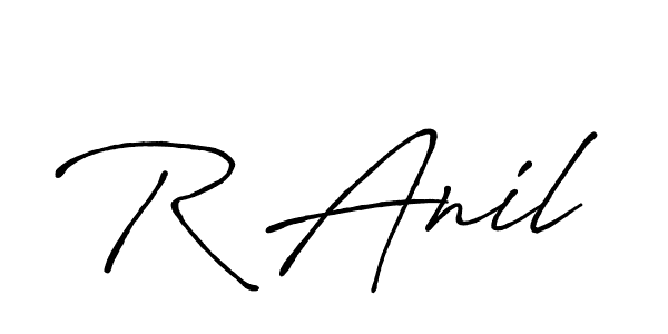 Also You can easily find your signature by using the search form. We will create R Anil name handwritten signature images for you free of cost using Antro_Vectra_Bolder sign style. R Anil signature style 7 images and pictures png