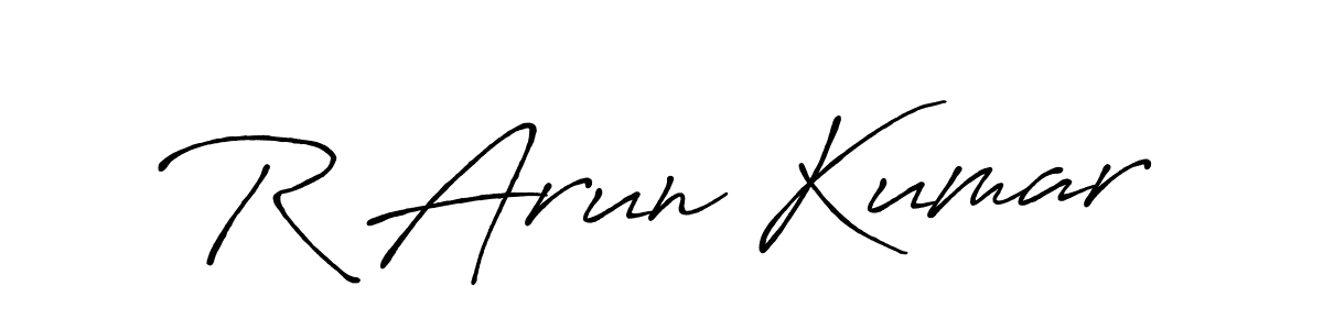 You should practise on your own different ways (Antro_Vectra_Bolder) to write your name (R Arun Kumar) in signature. don't let someone else do it for you. R Arun Kumar signature style 7 images and pictures png