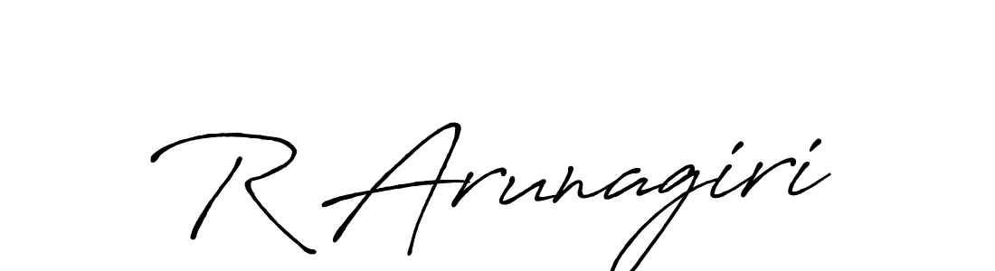 It looks lik you need a new signature style for name R Arunagiri. Design unique handwritten (Antro_Vectra_Bolder) signature with our free signature maker in just a few clicks. R Arunagiri signature style 7 images and pictures png