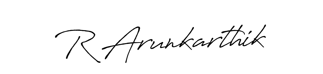 Best and Professional Signature Style for R Arunkarthik. Antro_Vectra_Bolder Best Signature Style Collection. R Arunkarthik signature style 7 images and pictures png