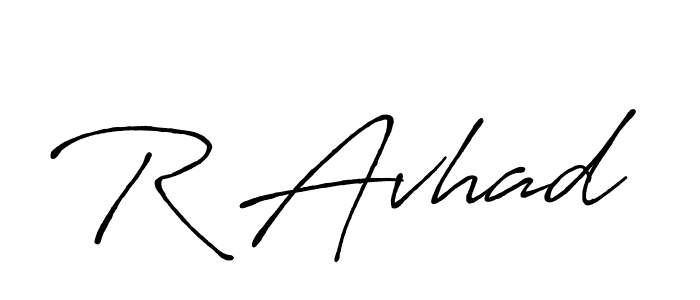 The best way (Antro_Vectra_Bolder) to make a short signature is to pick only two or three words in your name. The name R Avhad include a total of six letters. For converting this name. R Avhad signature style 7 images and pictures png