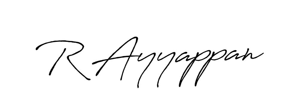 Best and Professional Signature Style for R Ayyappan. Antro_Vectra_Bolder Best Signature Style Collection. R Ayyappan signature style 7 images and pictures png