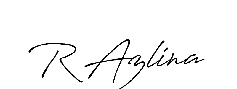 Best and Professional Signature Style for R Azlina. Antro_Vectra_Bolder Best Signature Style Collection. R Azlina signature style 7 images and pictures png
