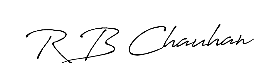 if you are searching for the best signature style for your name R B Chauhan. so please give up your signature search. here we have designed multiple signature styles  using Antro_Vectra_Bolder. R B Chauhan signature style 7 images and pictures png