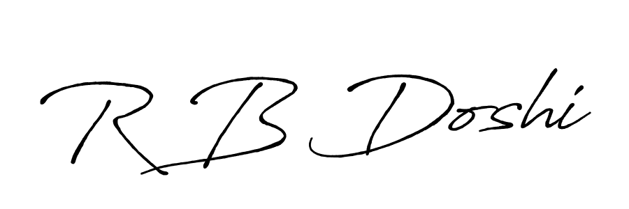 Best and Professional Signature Style for R B Doshi. Antro_Vectra_Bolder Best Signature Style Collection. R B Doshi signature style 7 images and pictures png