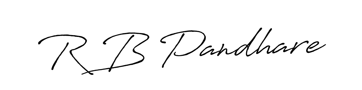 Make a short R B Pandhare signature style. Manage your documents anywhere anytime using Antro_Vectra_Bolder. Create and add eSignatures, submit forms, share and send files easily. R B Pandhare signature style 7 images and pictures png