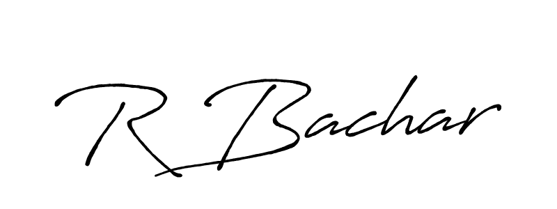 How to Draw R Bachar signature style? Antro_Vectra_Bolder is a latest design signature styles for name R Bachar. R Bachar signature style 7 images and pictures png