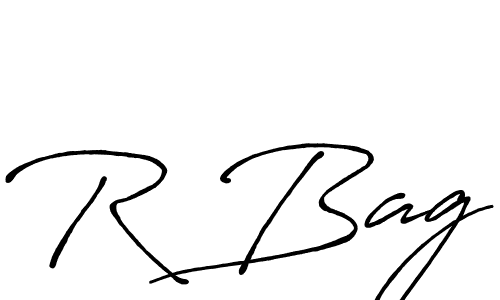 Once you've used our free online signature maker to create your best signature Antro_Vectra_Bolder style, it's time to enjoy all of the benefits that R Bag name signing documents. R Bag signature style 7 images and pictures png