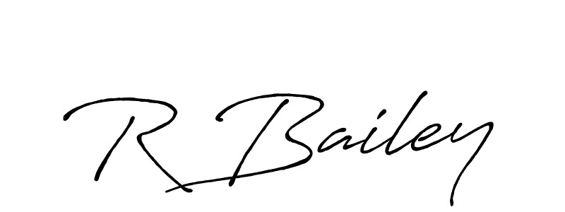 if you are searching for the best signature style for your name R Bailey. so please give up your signature search. here we have designed multiple signature styles  using Antro_Vectra_Bolder. R Bailey signature style 7 images and pictures png