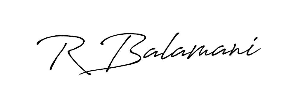 if you are searching for the best signature style for your name R Balamani. so please give up your signature search. here we have designed multiple signature styles  using Antro_Vectra_Bolder. R Balamani signature style 7 images and pictures png
