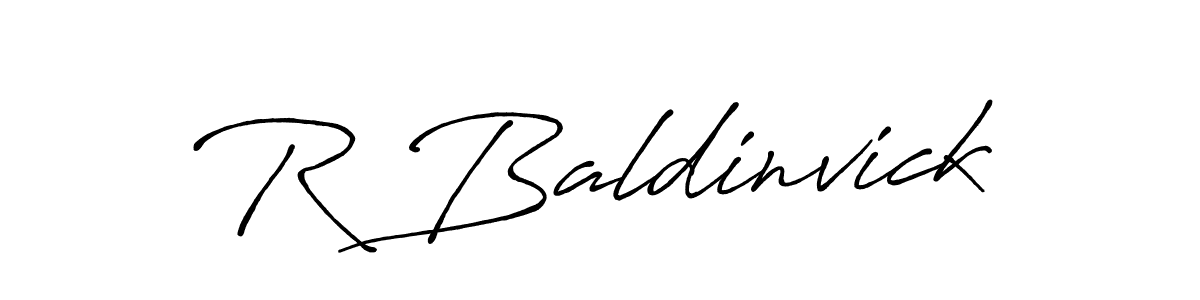 Make a beautiful signature design for name R Baldinvick. Use this online signature maker to create a handwritten signature for free. R Baldinvick signature style 7 images and pictures png