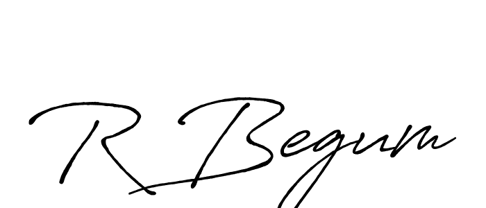It looks lik you need a new signature style for name R Begum. Design unique handwritten (Antro_Vectra_Bolder) signature with our free signature maker in just a few clicks. R Begum signature style 7 images and pictures png