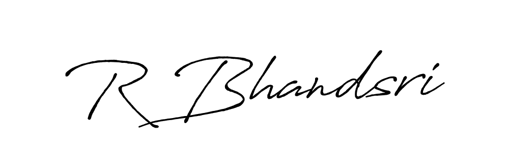 Also we have R Bhandsri name is the best signature style. Create professional handwritten signature collection using Antro_Vectra_Bolder autograph style. R Bhandsri signature style 7 images and pictures png