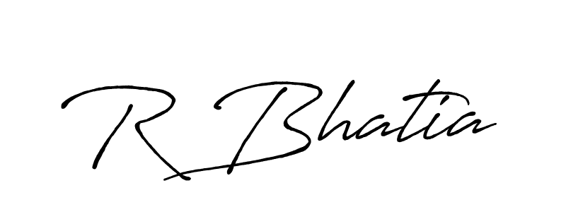 if you are searching for the best signature style for your name R Bhatia. so please give up your signature search. here we have designed multiple signature styles  using Antro_Vectra_Bolder. R Bhatia signature style 7 images and pictures png