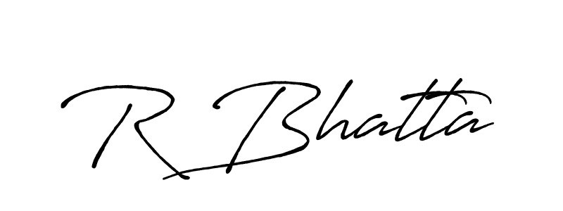 You should practise on your own different ways (Antro_Vectra_Bolder) to write your name (R Bhatta) in signature. don't let someone else do it for you. R Bhatta signature style 7 images and pictures png