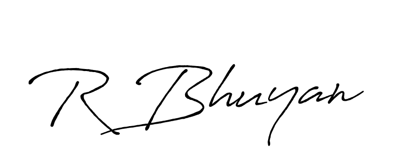 if you are searching for the best signature style for your name R Bhuyan. so please give up your signature search. here we have designed multiple signature styles  using Antro_Vectra_Bolder. R Bhuyan signature style 7 images and pictures png