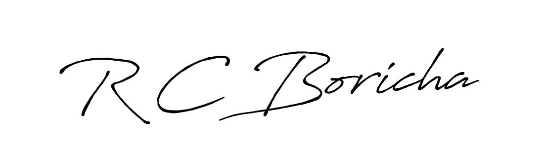 Antro_Vectra_Bolder is a professional signature style that is perfect for those who want to add a touch of class to their signature. It is also a great choice for those who want to make their signature more unique. Get R C Boricha name to fancy signature for free. R C Boricha signature style 7 images and pictures png