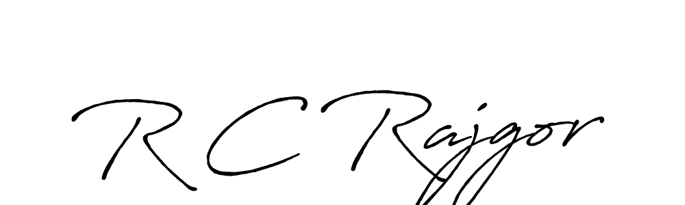 It looks lik you need a new signature style for name R C Rajgor. Design unique handwritten (Antro_Vectra_Bolder) signature with our free signature maker in just a few clicks. R C Rajgor signature style 7 images and pictures png