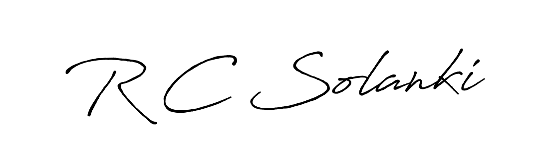 Here are the top 10 professional signature styles for the name R C Solanki. These are the best autograph styles you can use for your name. R C Solanki signature style 7 images and pictures png