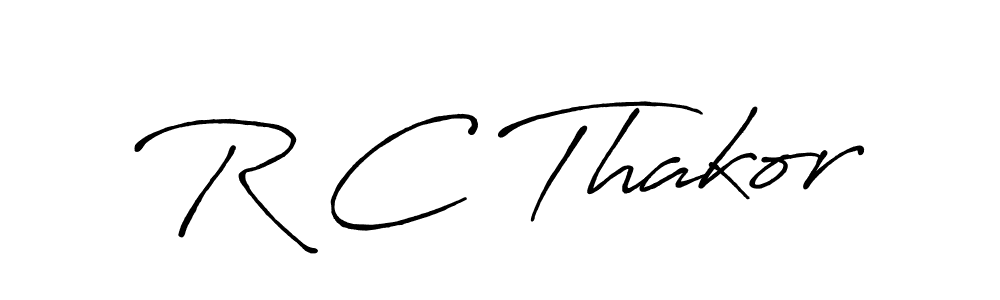 It looks lik you need a new signature style for name R C Thakor. Design unique handwritten (Antro_Vectra_Bolder) signature with our free signature maker in just a few clicks. R C Thakor signature style 7 images and pictures png