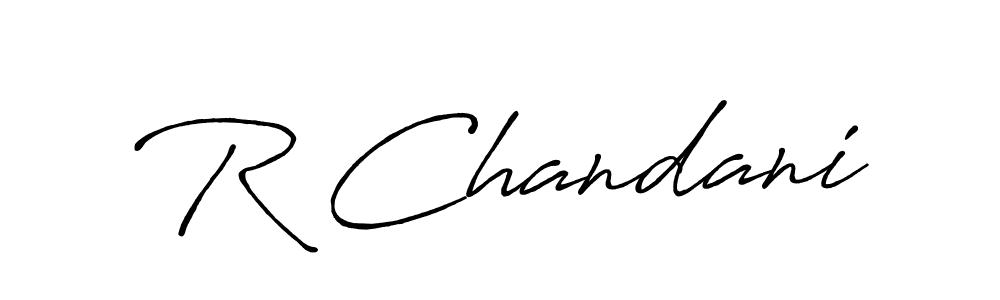 Here are the top 10 professional signature styles for the name R Chandani. These are the best autograph styles you can use for your name. R Chandani signature style 7 images and pictures png
