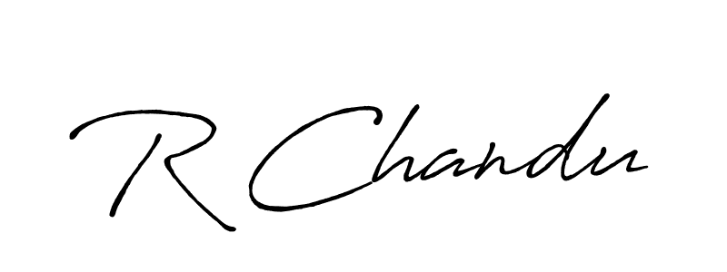 Also we have R Chandu name is the best signature style. Create professional handwritten signature collection using Antro_Vectra_Bolder autograph style. R Chandu signature style 7 images and pictures png