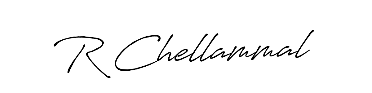 Make a beautiful signature design for name R Chellammal. With this signature (Antro_Vectra_Bolder) style, you can create a handwritten signature for free. R Chellammal signature style 7 images and pictures png