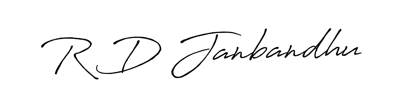 You should practise on your own different ways (Antro_Vectra_Bolder) to write your name (R D Janbandhu) in signature. don't let someone else do it for you. R D Janbandhu signature style 7 images and pictures png