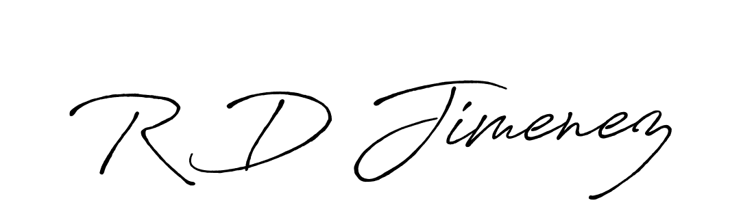 Make a short R D Jimenez signature style. Manage your documents anywhere anytime using Antro_Vectra_Bolder. Create and add eSignatures, submit forms, share and send files easily. R D Jimenez signature style 7 images and pictures png