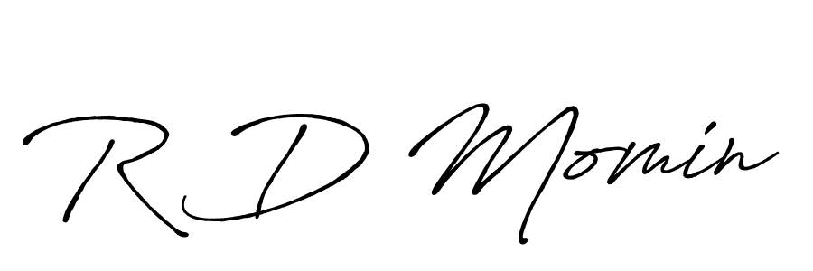It looks lik you need a new signature style for name R D Momin. Design unique handwritten (Antro_Vectra_Bolder) signature with our free signature maker in just a few clicks. R D Momin signature style 7 images and pictures png