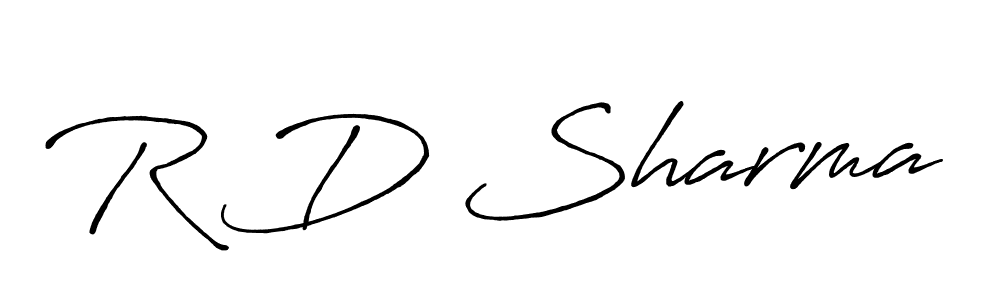 Make a beautiful signature design for name R D Sharma. With this signature (Antro_Vectra_Bolder) style, you can create a handwritten signature for free. R D Sharma signature style 7 images and pictures png