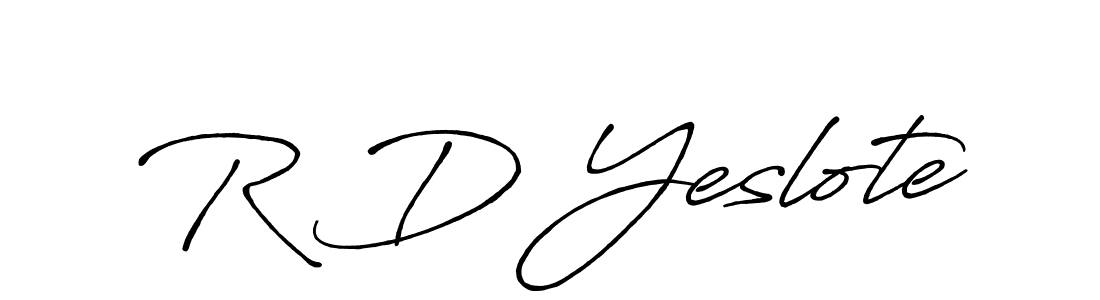Best and Professional Signature Style for R D Yeslote. Antro_Vectra_Bolder Best Signature Style Collection. R D Yeslote signature style 7 images and pictures png