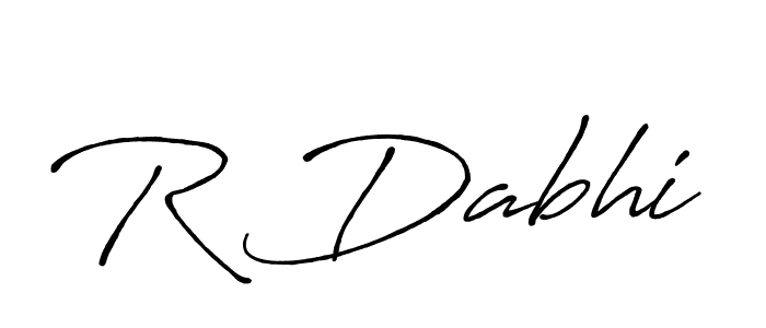 Similarly Antro_Vectra_Bolder is the best handwritten signature design. Signature creator online .You can use it as an online autograph creator for name R Dabhi. R Dabhi signature style 7 images and pictures png