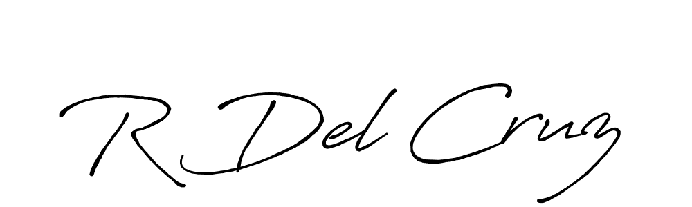Also You can easily find your signature by using the search form. We will create R Del Cruz name handwritten signature images for you free of cost using Antro_Vectra_Bolder sign style. R Del Cruz signature style 7 images and pictures png