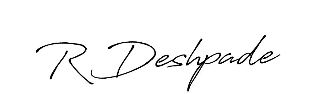 Once you've used our free online signature maker to create your best signature Antro_Vectra_Bolder style, it's time to enjoy all of the benefits that R Deshpade name signing documents. R Deshpade signature style 7 images and pictures png