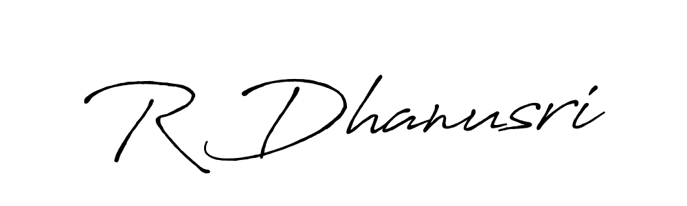 Also we have R Dhanusri name is the best signature style. Create professional handwritten signature collection using Antro_Vectra_Bolder autograph style. R Dhanusri signature style 7 images and pictures png