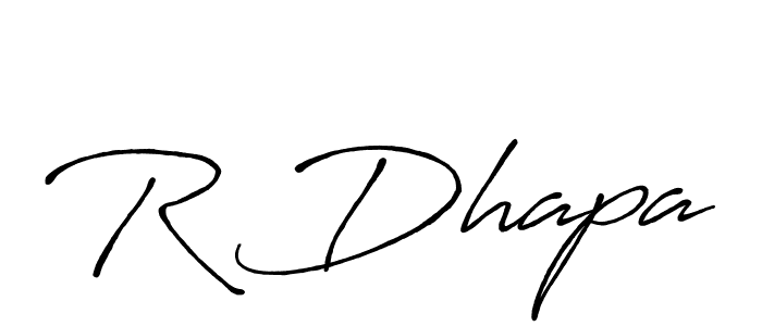 You can use this online signature creator to create a handwritten signature for the name R Dhapa. This is the best online autograph maker. R Dhapa signature style 7 images and pictures png