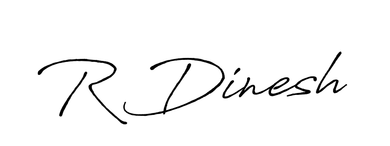 How to make R Dinesh signature? Antro_Vectra_Bolder is a professional autograph style. Create handwritten signature for R Dinesh name. R Dinesh signature style 7 images and pictures png