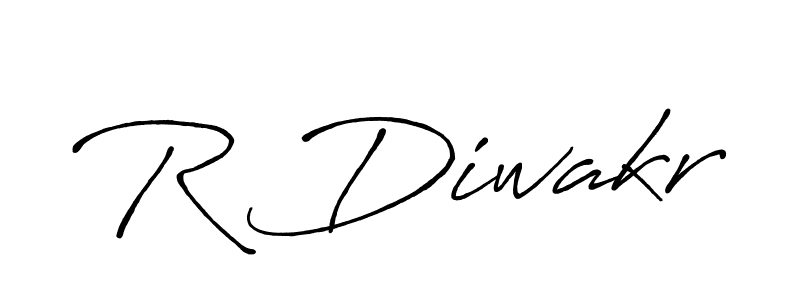 The best way (Antro_Vectra_Bolder) to make a short signature is to pick only two or three words in your name. The name R Diwakr include a total of six letters. For converting this name. R Diwakr signature style 7 images and pictures png