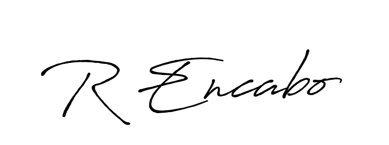 Antro_Vectra_Bolder is a professional signature style that is perfect for those who want to add a touch of class to their signature. It is also a great choice for those who want to make their signature more unique. Get R Encabo name to fancy signature for free. R Encabo signature style 7 images and pictures png