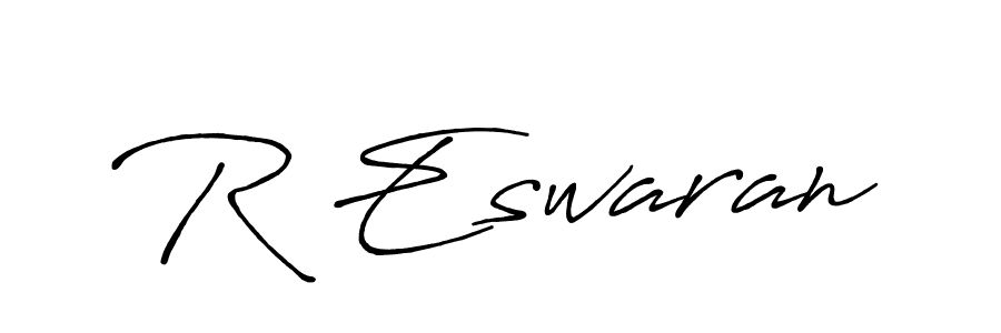 It looks lik you need a new signature style for name R Eswaran. Design unique handwritten (Antro_Vectra_Bolder) signature with our free signature maker in just a few clicks. R Eswaran signature style 7 images and pictures png