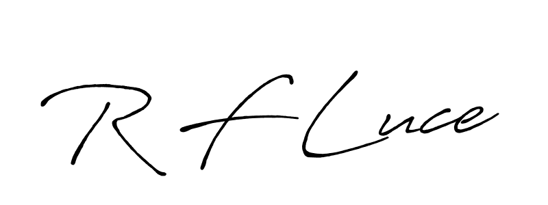 It looks lik you need a new signature style for name R F Luce. Design unique handwritten (Antro_Vectra_Bolder) signature with our free signature maker in just a few clicks. R F Luce signature style 7 images and pictures png