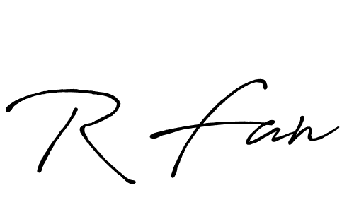 It looks lik you need a new signature style for name R Fan. Design unique handwritten (Antro_Vectra_Bolder) signature with our free signature maker in just a few clicks. R Fan signature style 7 images and pictures png