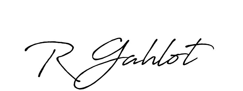 You should practise on your own different ways (Antro_Vectra_Bolder) to write your name (R Gahlot) in signature. don't let someone else do it for you. R Gahlot signature style 7 images and pictures png