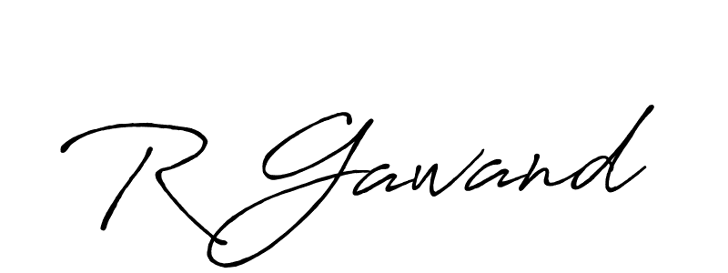 Similarly Antro_Vectra_Bolder is the best handwritten signature design. Signature creator online .You can use it as an online autograph creator for name R Gawand. R Gawand signature style 7 images and pictures png