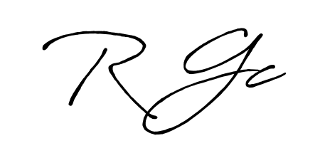 Enhance your business communications with R Gc signature in Antro_Vectra_Bolder lettering. Clean, modern, and universally compatible. R Gc signature style 7 images and pictures png