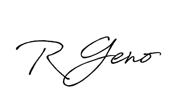 Also we have R Geno name is the best signature style. Create professional handwritten signature collection using Antro_Vectra_Bolder autograph style. R Geno signature style 7 images and pictures png