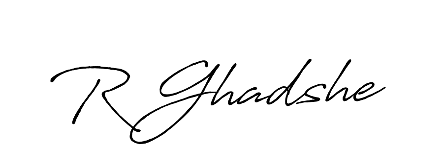 This is the best signature style for the R Ghadshe name. Also you like these signature font (Antro_Vectra_Bolder). Mix name signature. R Ghadshe signature style 7 images and pictures png