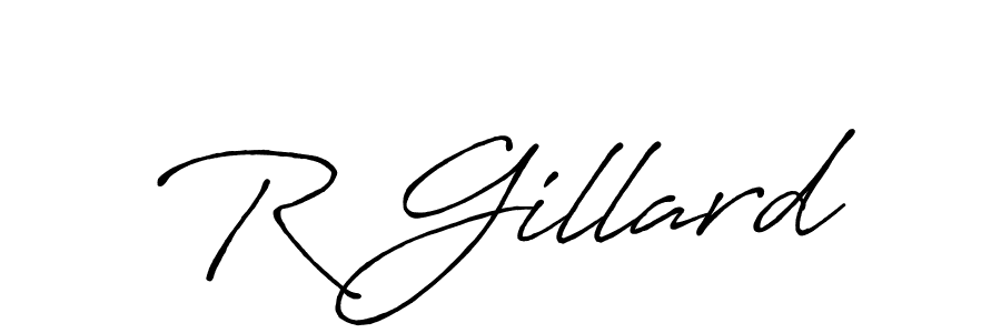 Similarly Antro_Vectra_Bolder is the best handwritten signature design. Signature creator online .You can use it as an online autograph creator for name R Gillard. R Gillard signature style 7 images and pictures png