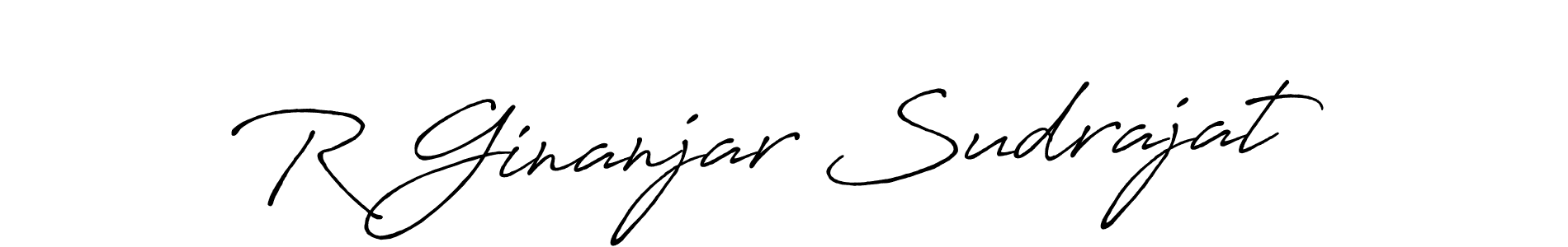 It looks lik you need a new signature style for name R Ginanjar Sudrajat. Design unique handwritten (Antro_Vectra_Bolder) signature with our free signature maker in just a few clicks. R Ginanjar Sudrajat signature style 7 images and pictures png